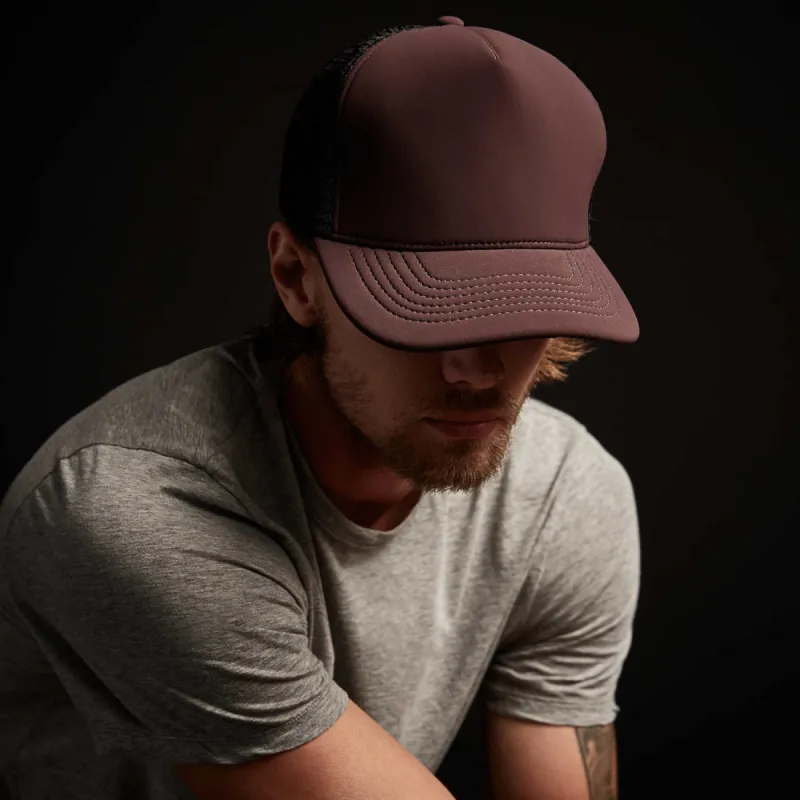 Scuba Trucker Hat - Bordeaux sold by James Perse