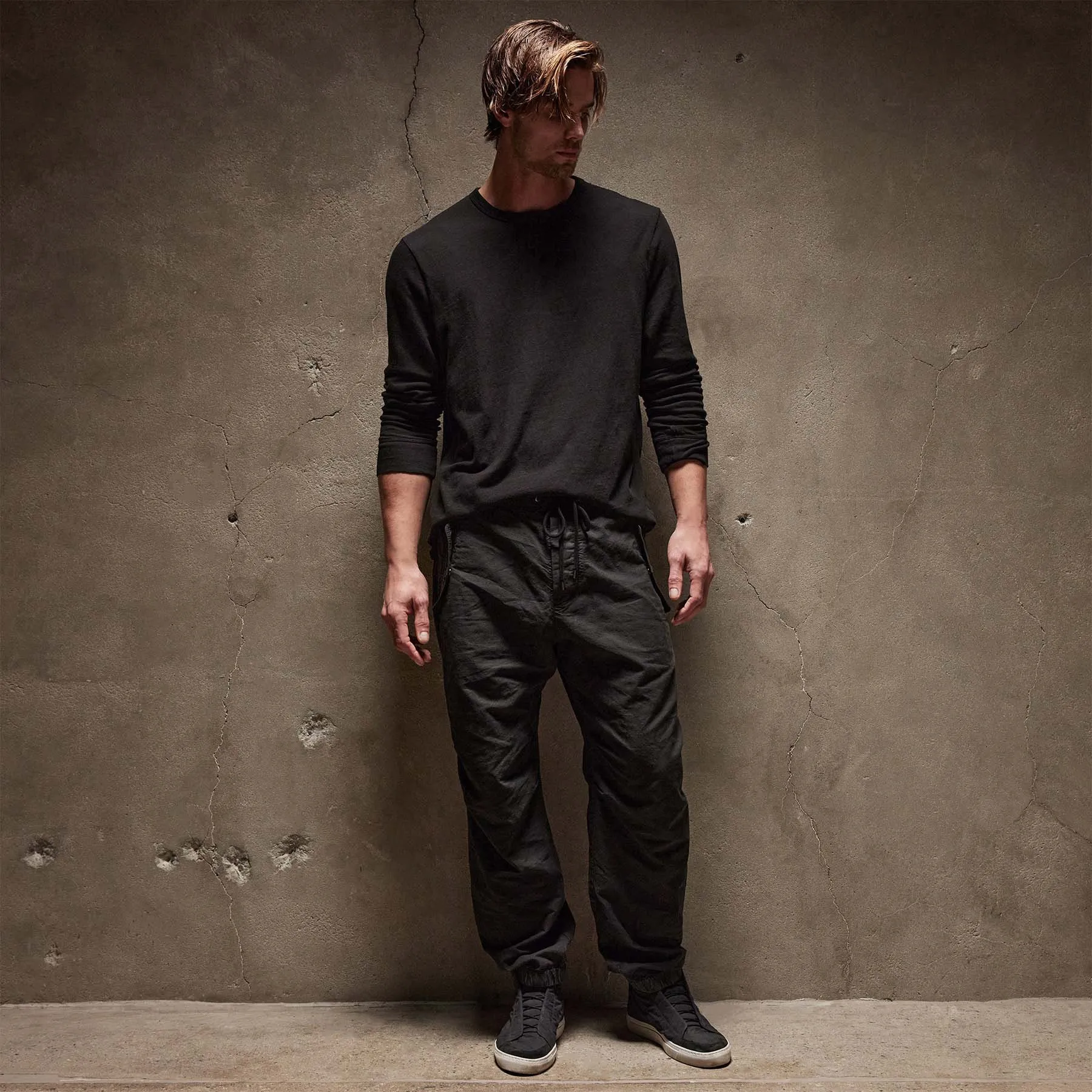 Textured Flight Pant - Black sold by James Perse product image thumbnail 3