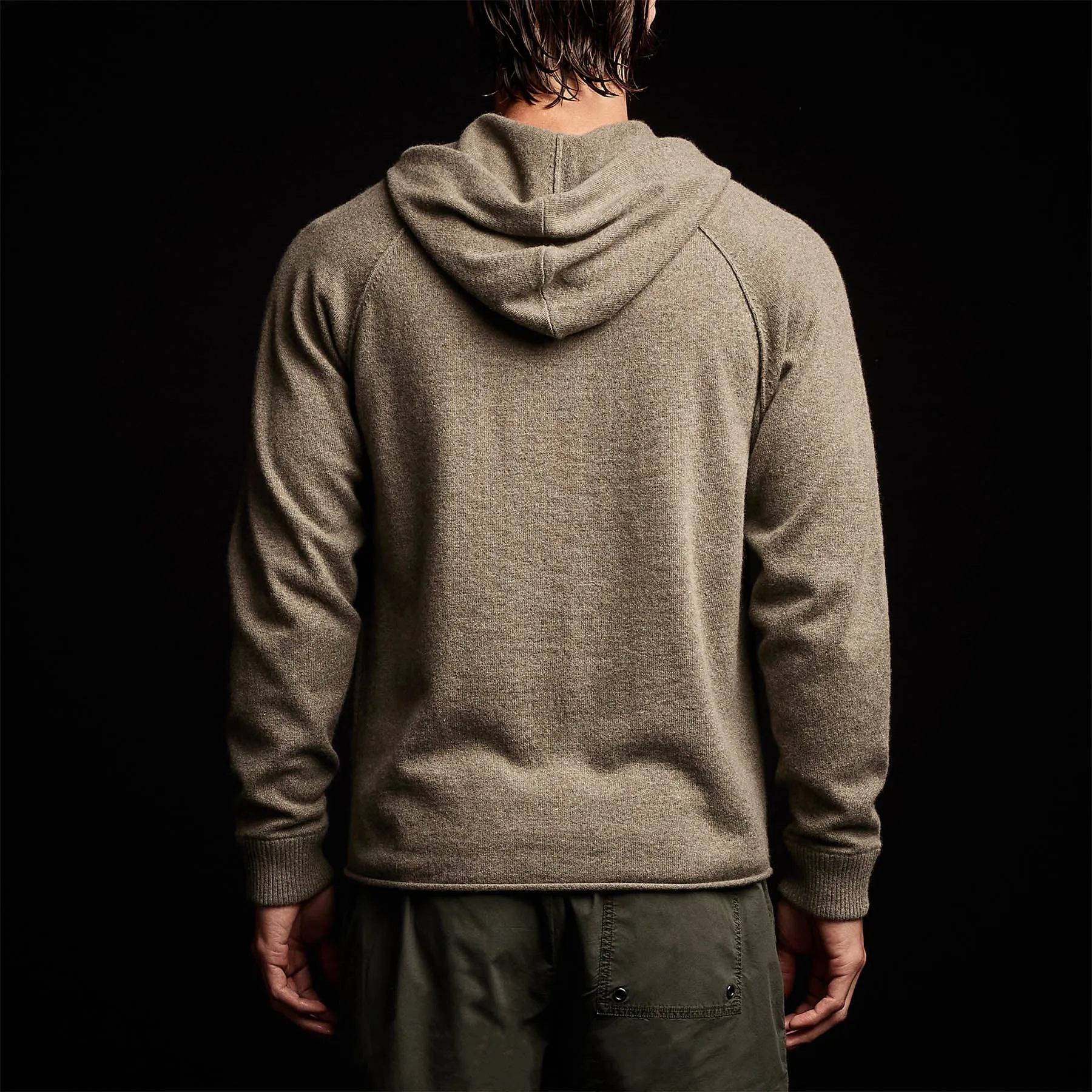 Recycled Cashmere Hooded Sweater - Ammo sold by James Perse product image thumbnail 5