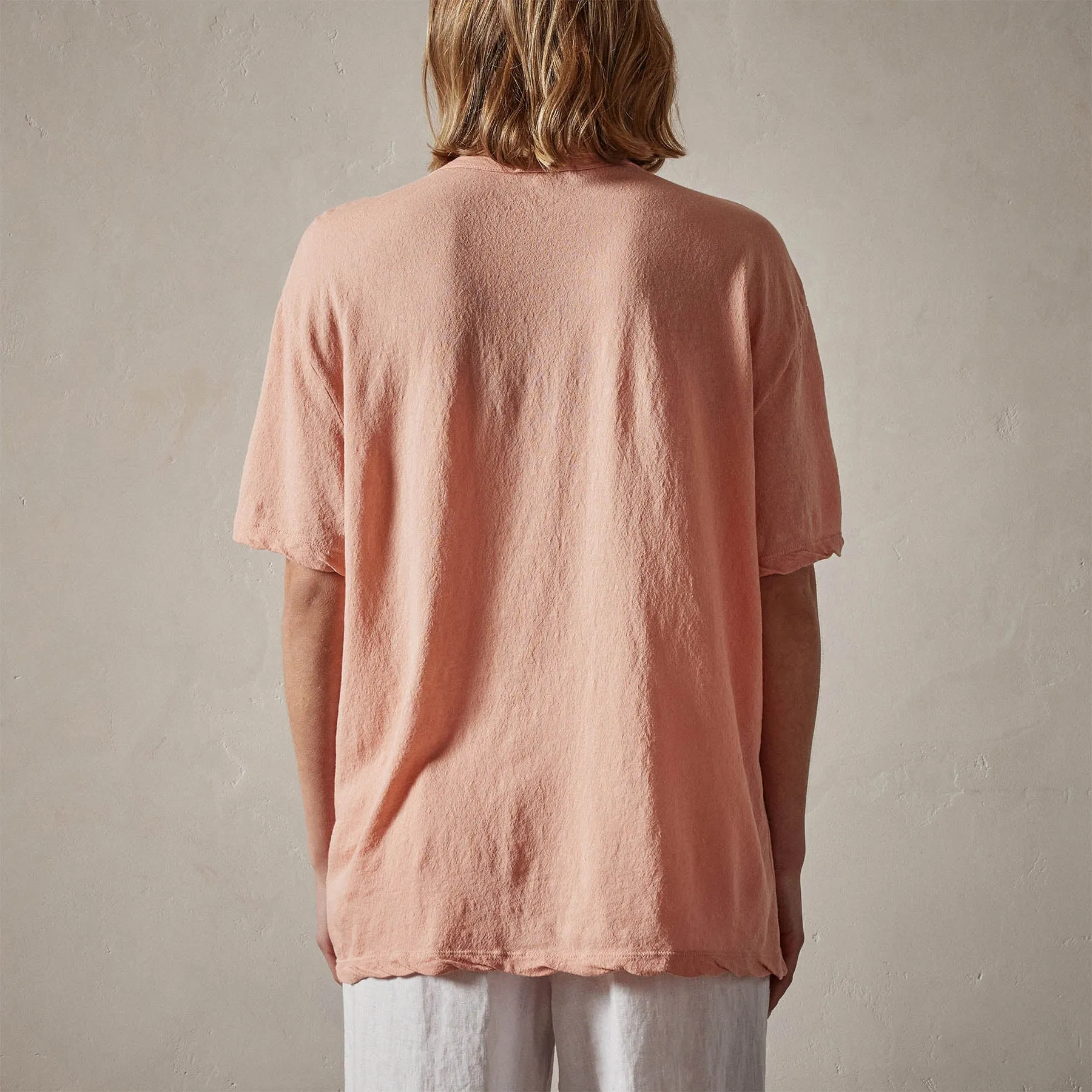 Crepe Jersey Oversized Short Sleeve Crew - Spritz sold by James Perse product image thumbnail 5