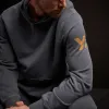 Classic French Terry Hoodie - Maine Pigment/Cadmium sold by James Perse
