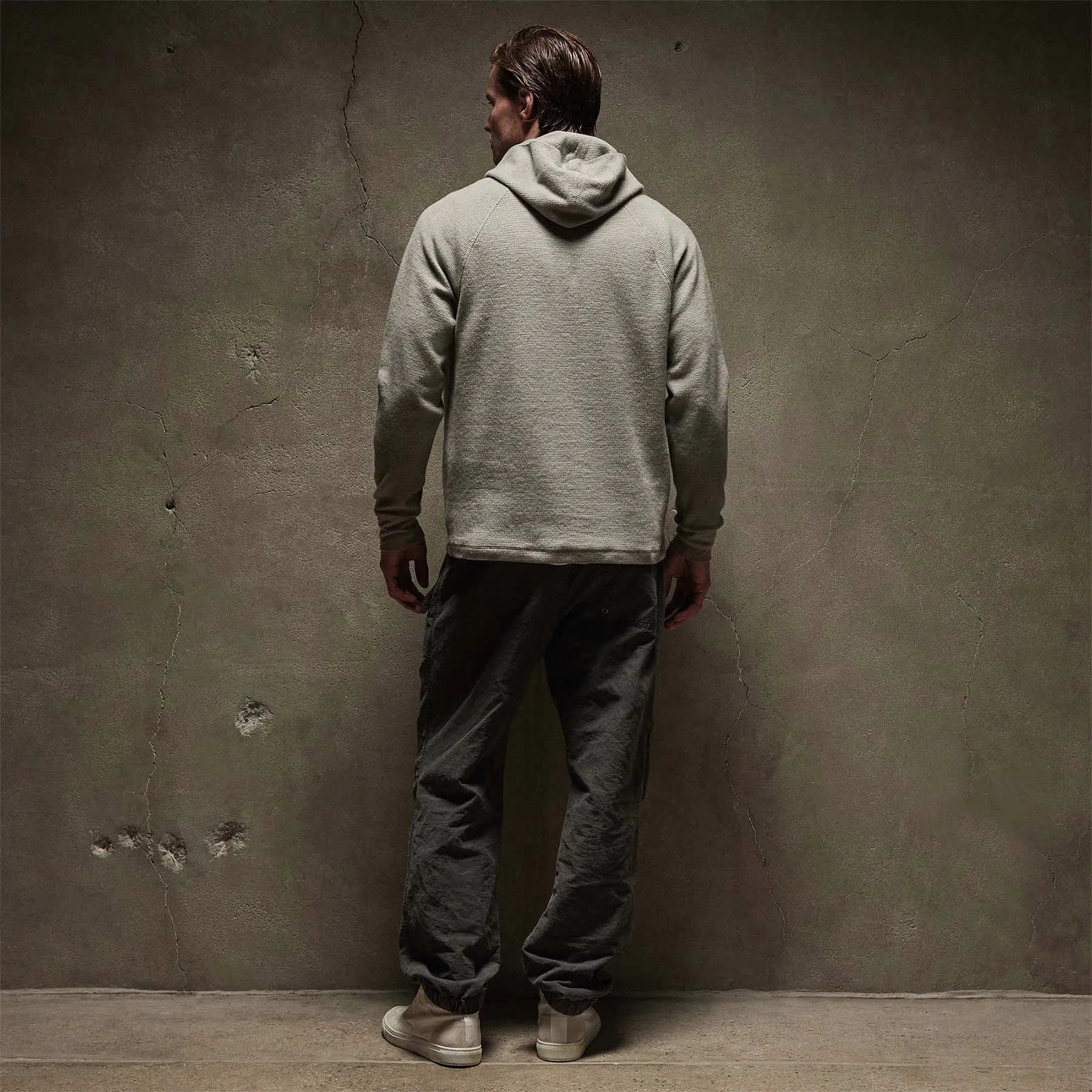 Thermal Knit Hooded Raglan - Dapple sold by James Perse product image thumbnail 4