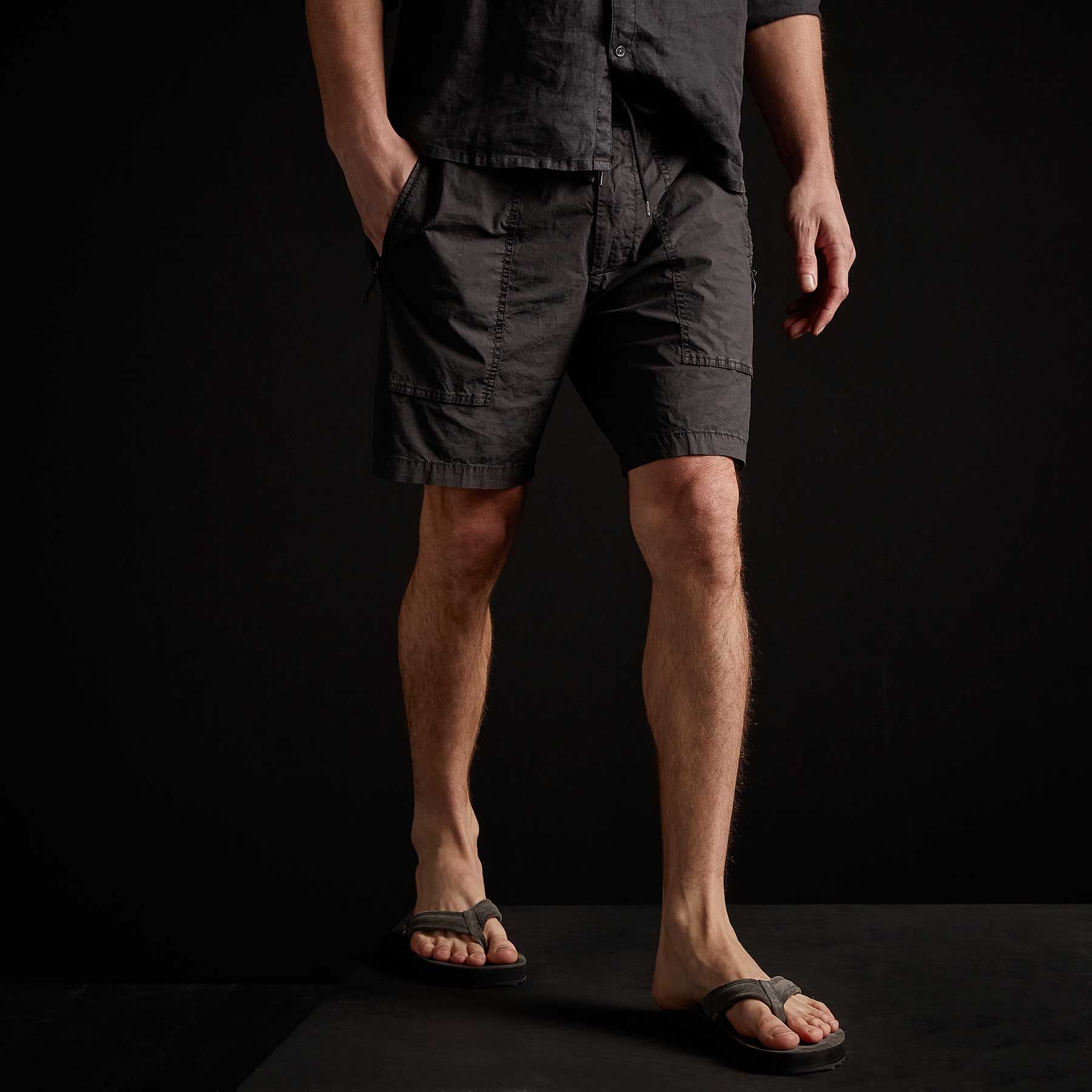 Zipper Pocket Short - Magma Pigment sold by James Perse product image thumbnail 3