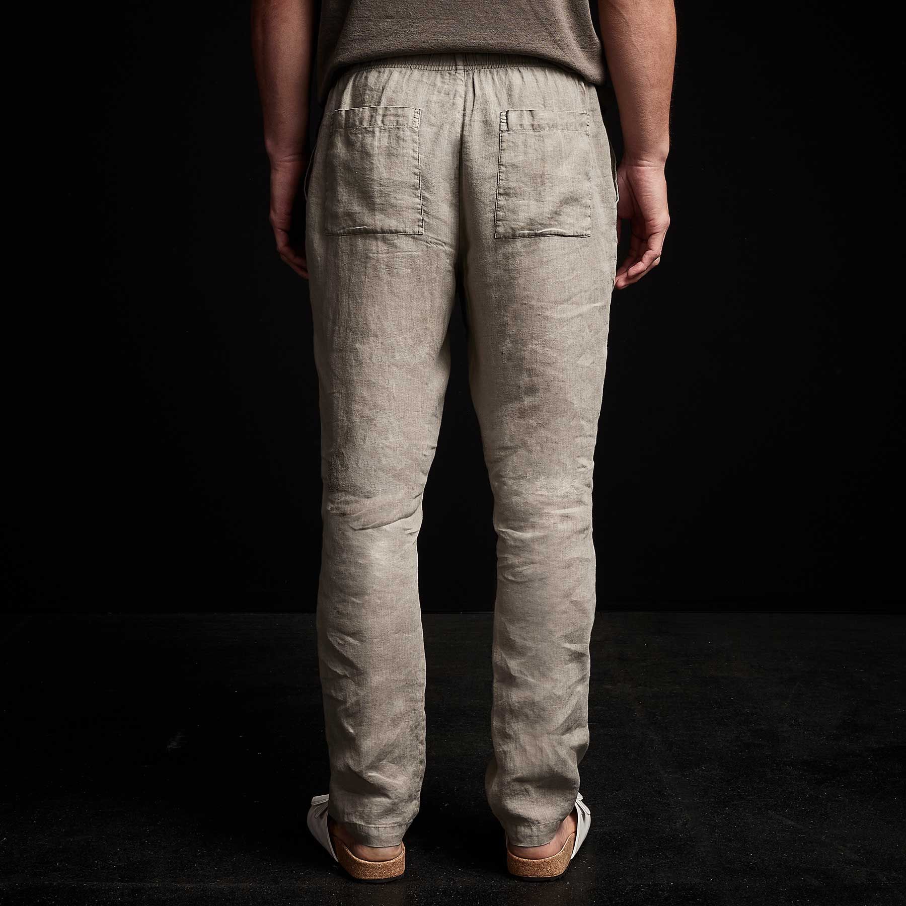 Lightweight Linen Pant - Silt Pigment sold by James Perse product image thumbnail 4