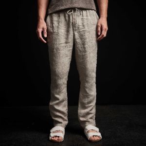 Lightweight Linen Pant - Silt Pigment sold by James Perse