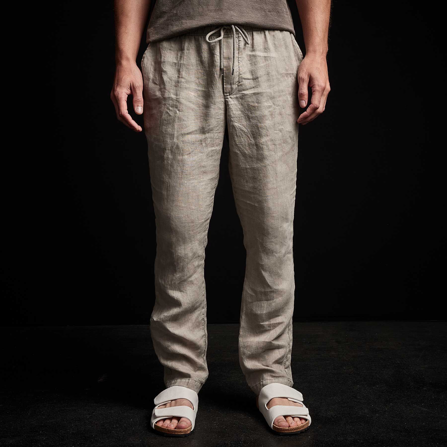 Lightweight Linen Pant - Silt Pigment sold by James Perse product image thumbnail 3