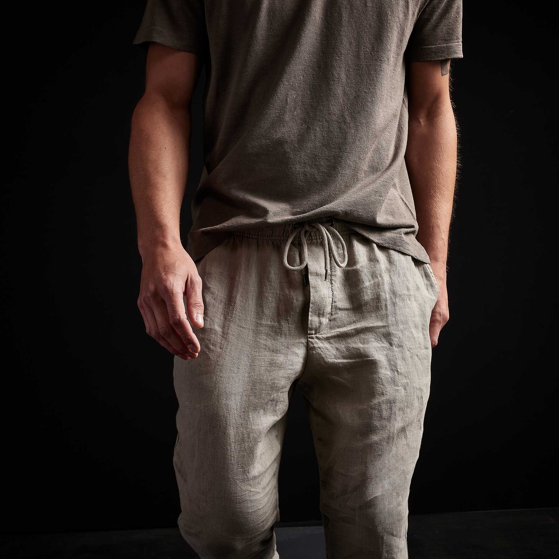 Lightweight Linen Pant - Silt Pigment sold by James Perse product image thumbnail 2