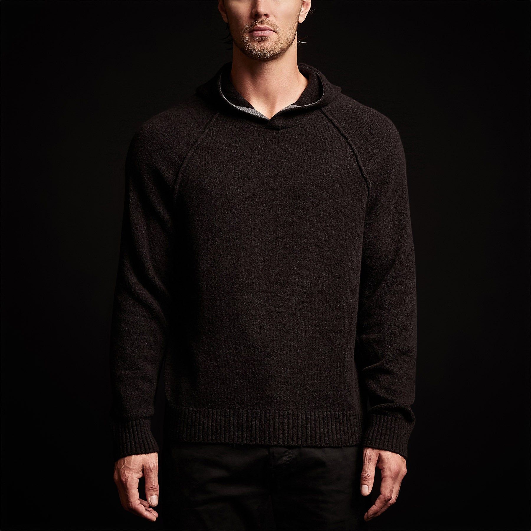 Bayshore Cashmere Hoodie - Black sold by James Perse product image thumbnail 4