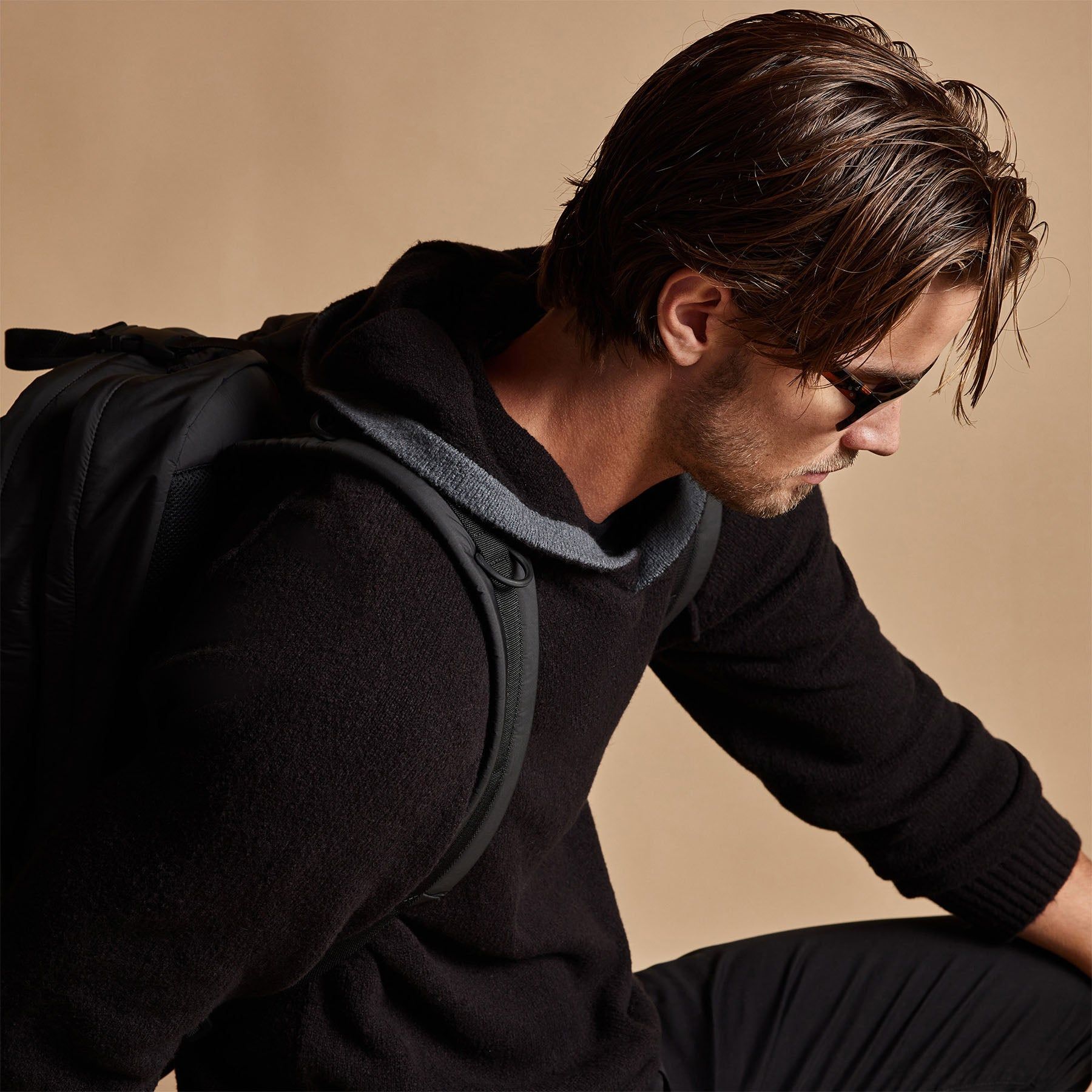 Bayshore Cashmere Hoodie - Black sold by James Perse product image thumbnail 2