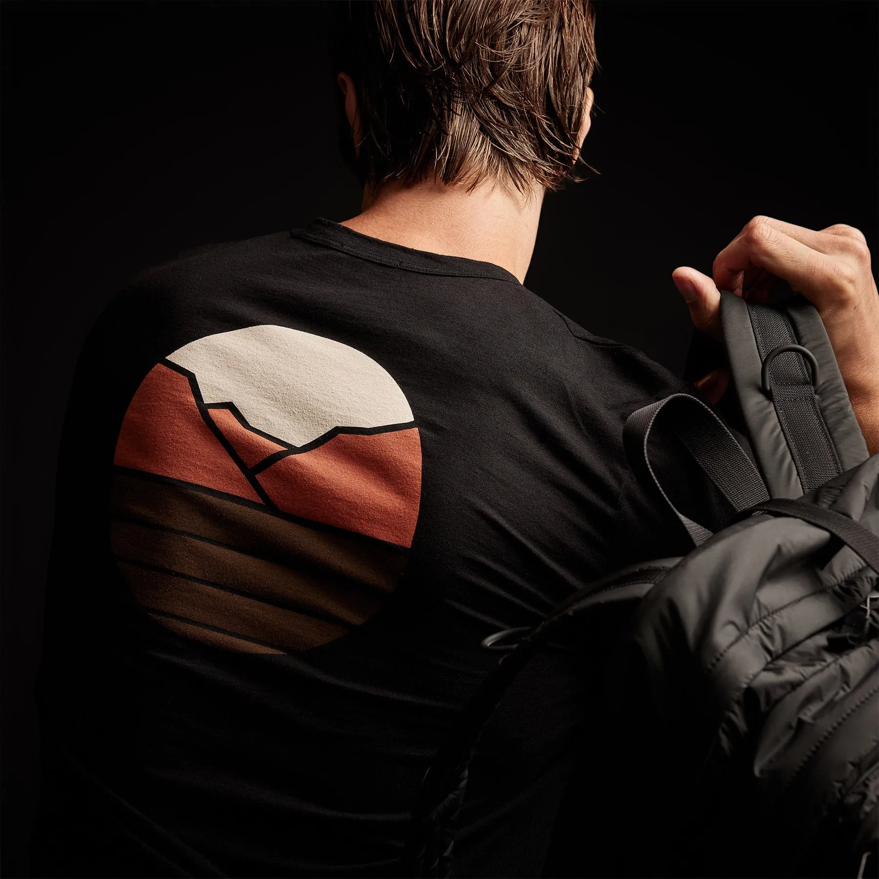 Canyon Graphic Tee - Black sold by James Perse product image thumbnail 3