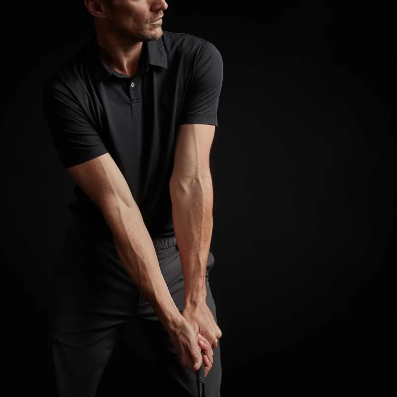 Performance Knit Polo - Black sold by James Perse