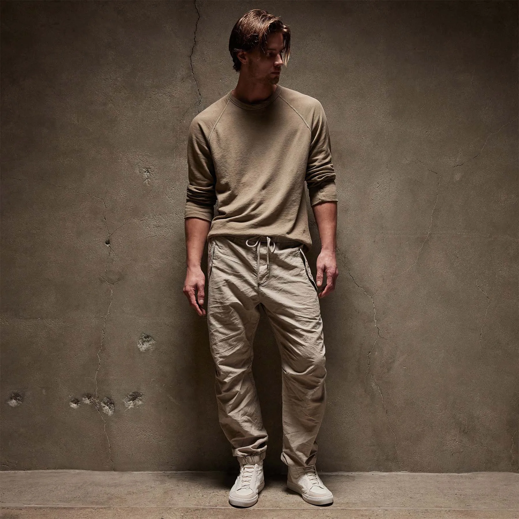 Textured Flight Pant - Toast Pigment sold by James Perse product image thumbnail 3