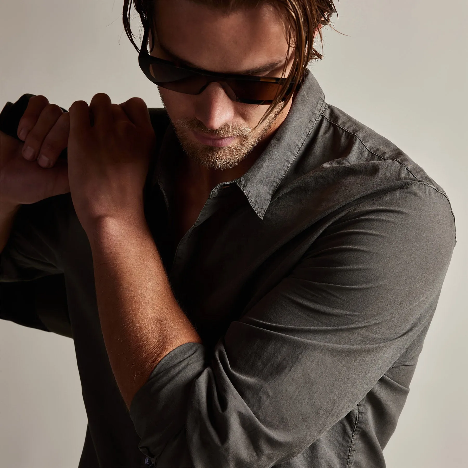 Standard Shirt - Alligator Pigment sold by James Perse product image thumbnail 3