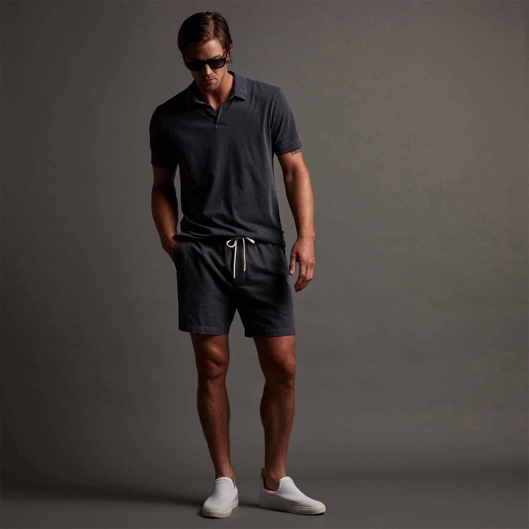 Slub Cotton Easy Short - Maine Pigment sold by James Perse