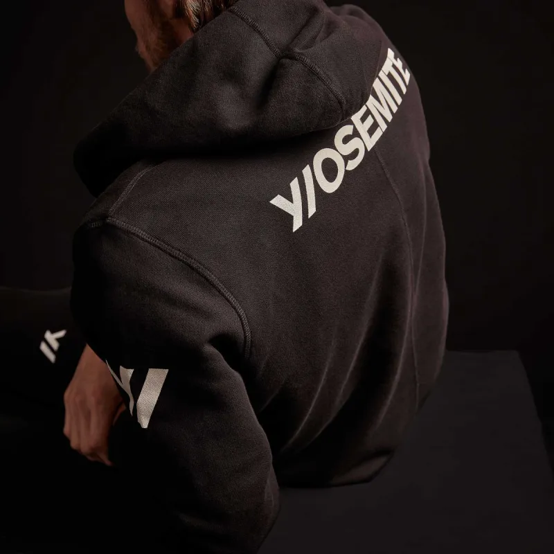 Classic French Terry Hoodie - Black/White sold by James Perse