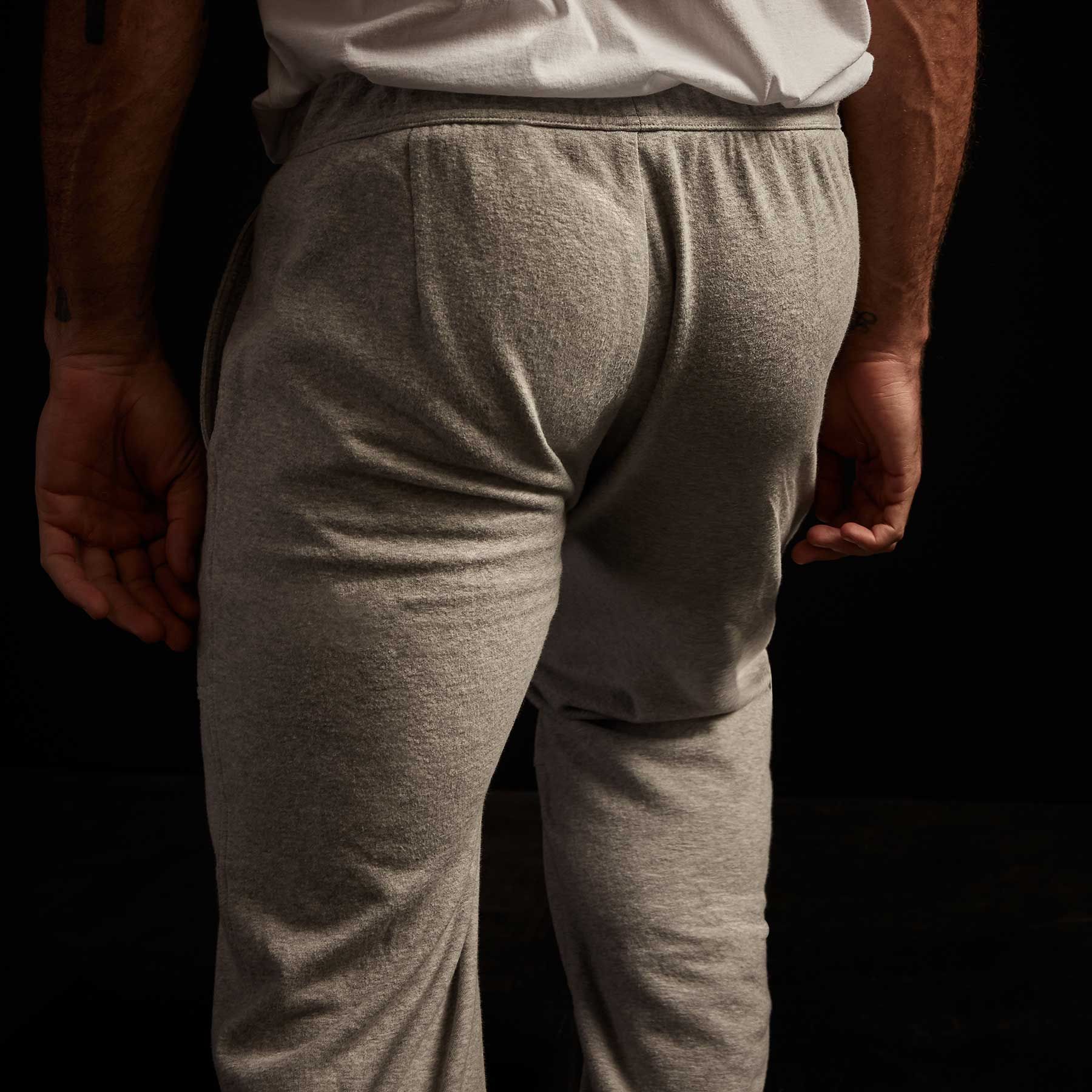 Fleece Sweat Pant - Heather Grey sold by James Perse product image thumbnail 4