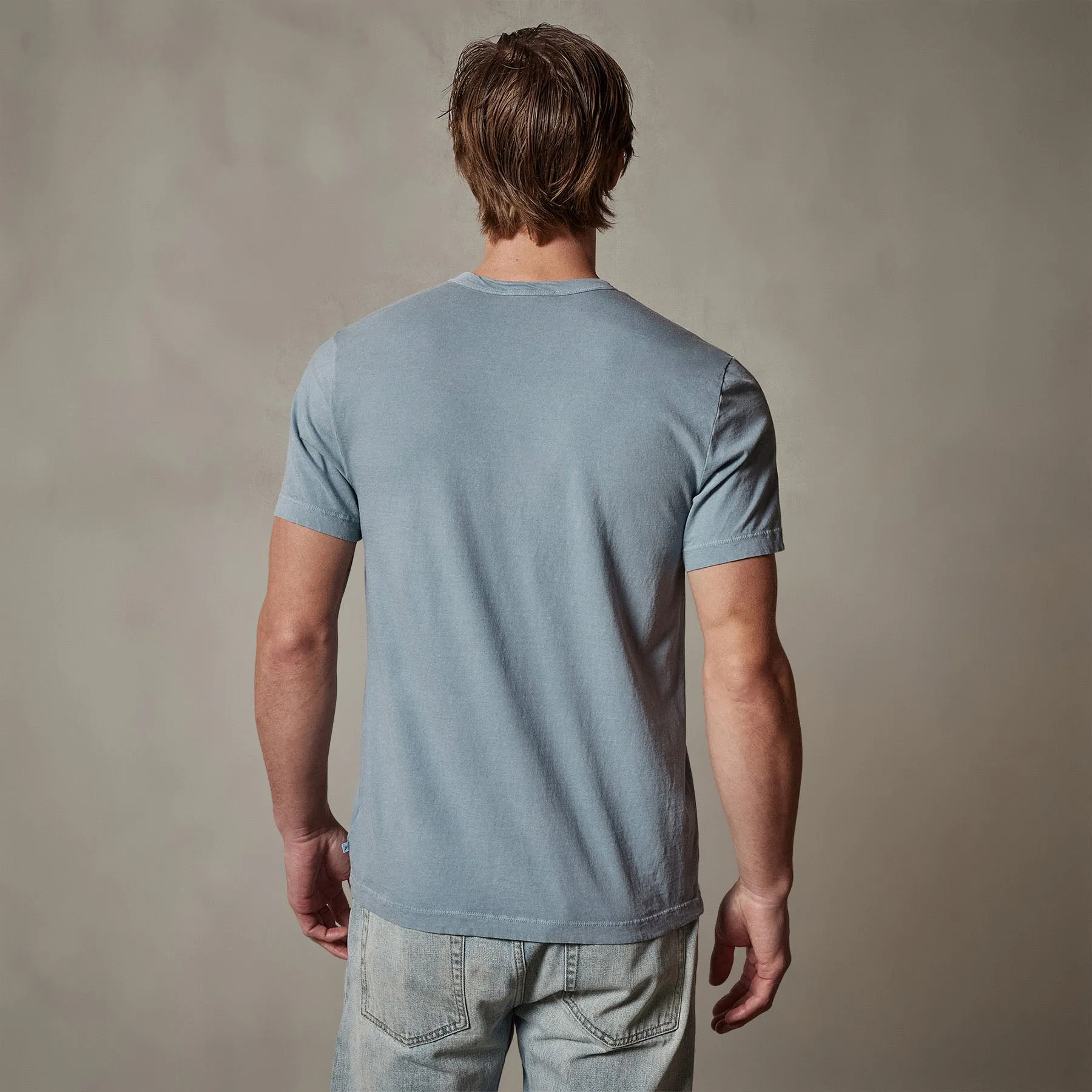 Lightweight Jersey Pocket Tee - Bluestone Pigment sold by James Perse product image thumbnail 4