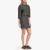 Drop 3/4 Sleeve Blouson Dress - Artillery sold by James Perse