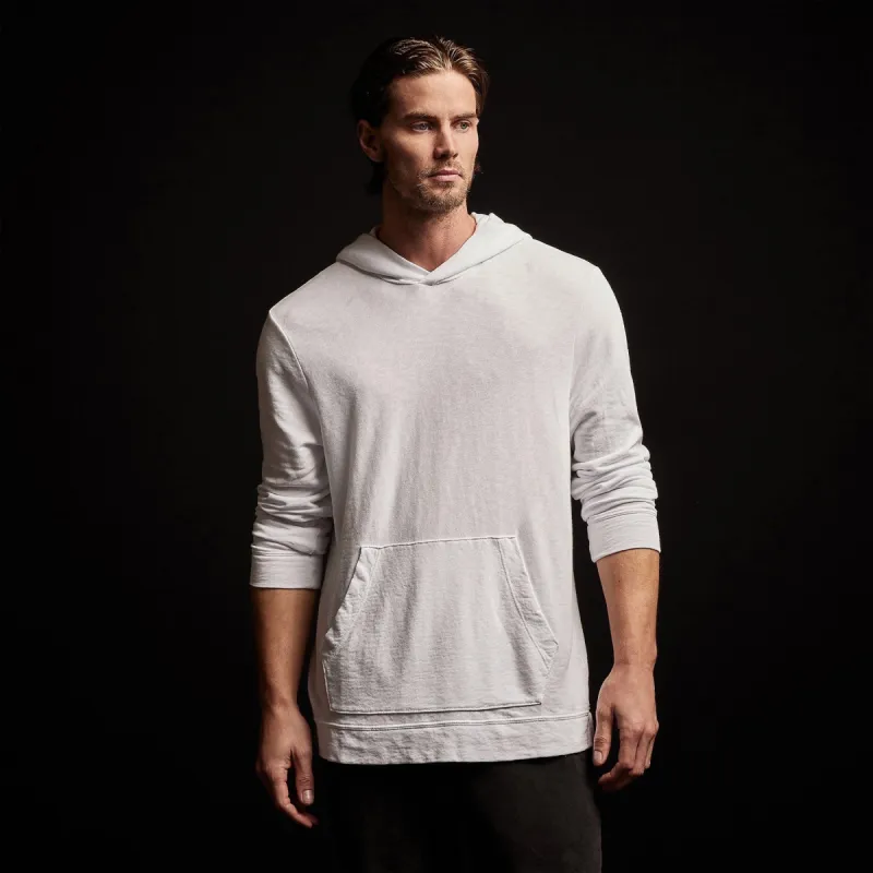 Vintage French Terry Hoodie - White sold by James Perse