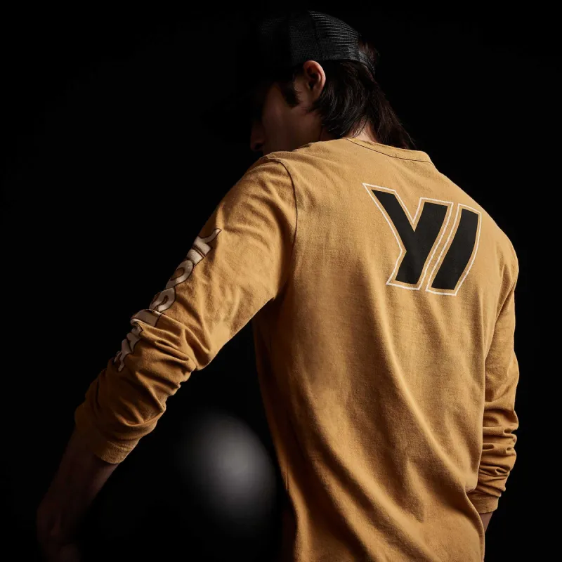 Long Sleeve Crew Neck - Brass Pigment sold by James Perse