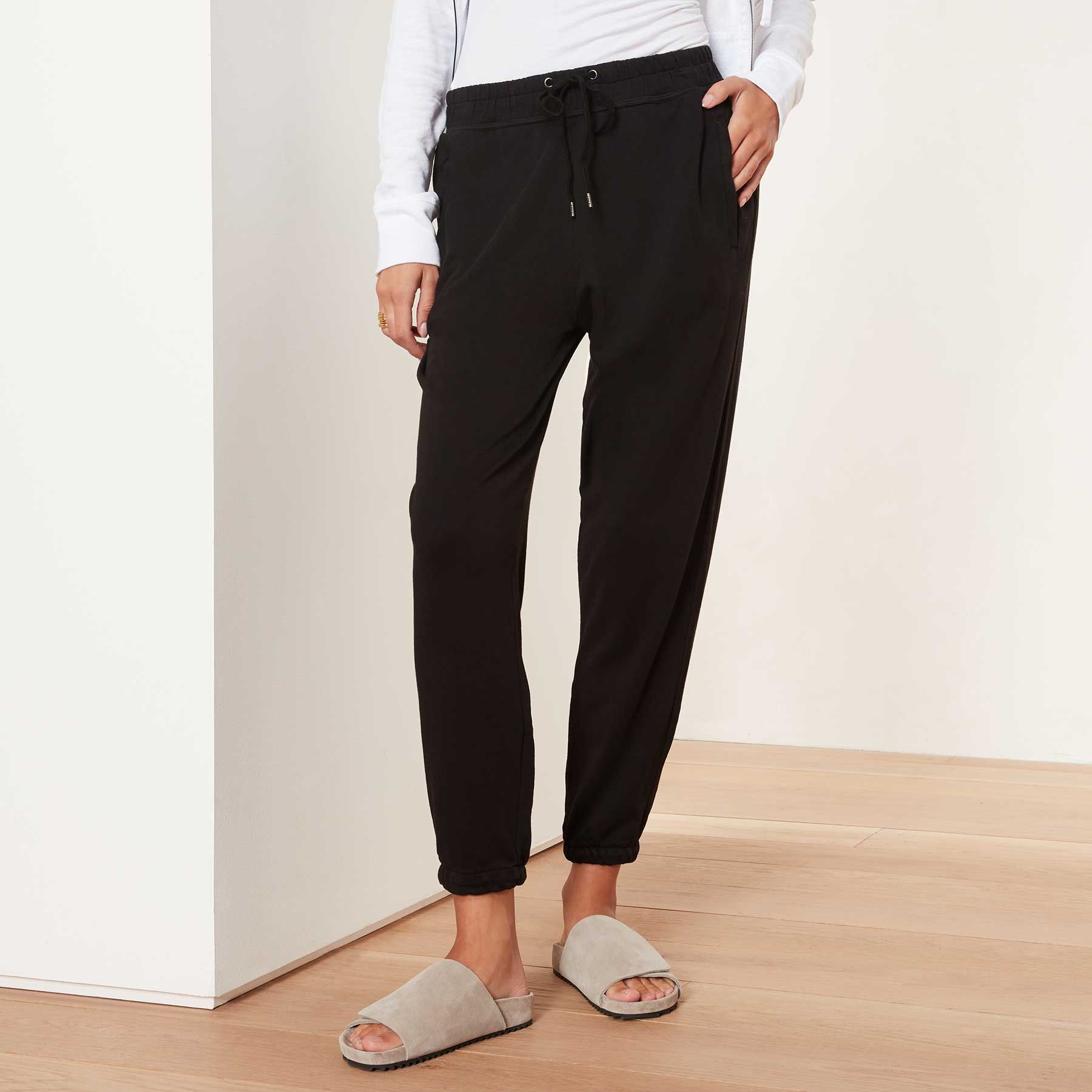 Vintage French Terry Relaxed Sweatpant - Black sold by James Perse product image thumbnail 2