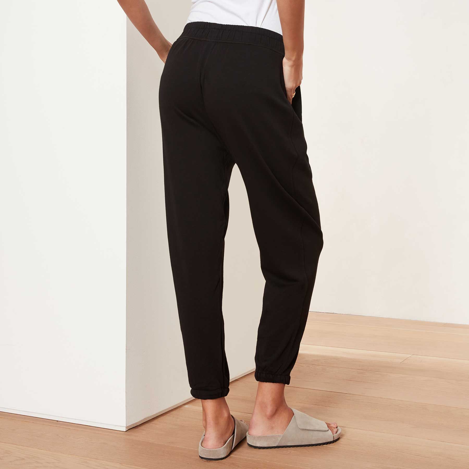 Vintage French Terry Relaxed Sweatpant - Black sold by James Perse product image thumbnail 3