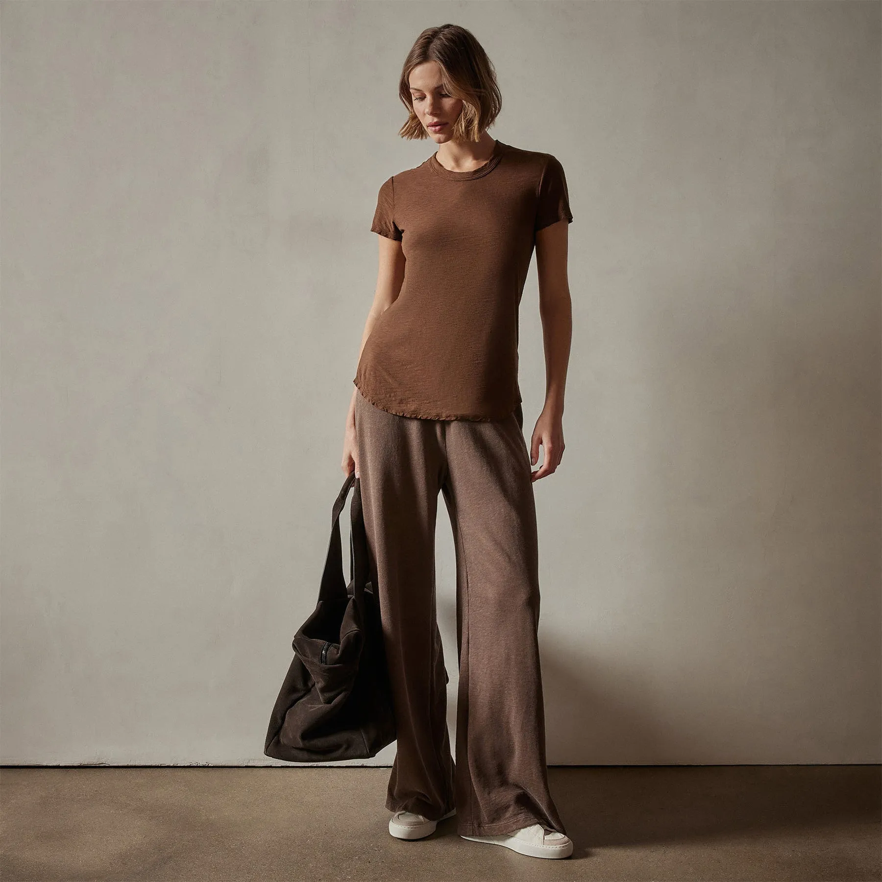 Sheer Slub Crew Neck Tee - Fox sold by James Perse product image thumbnail 2