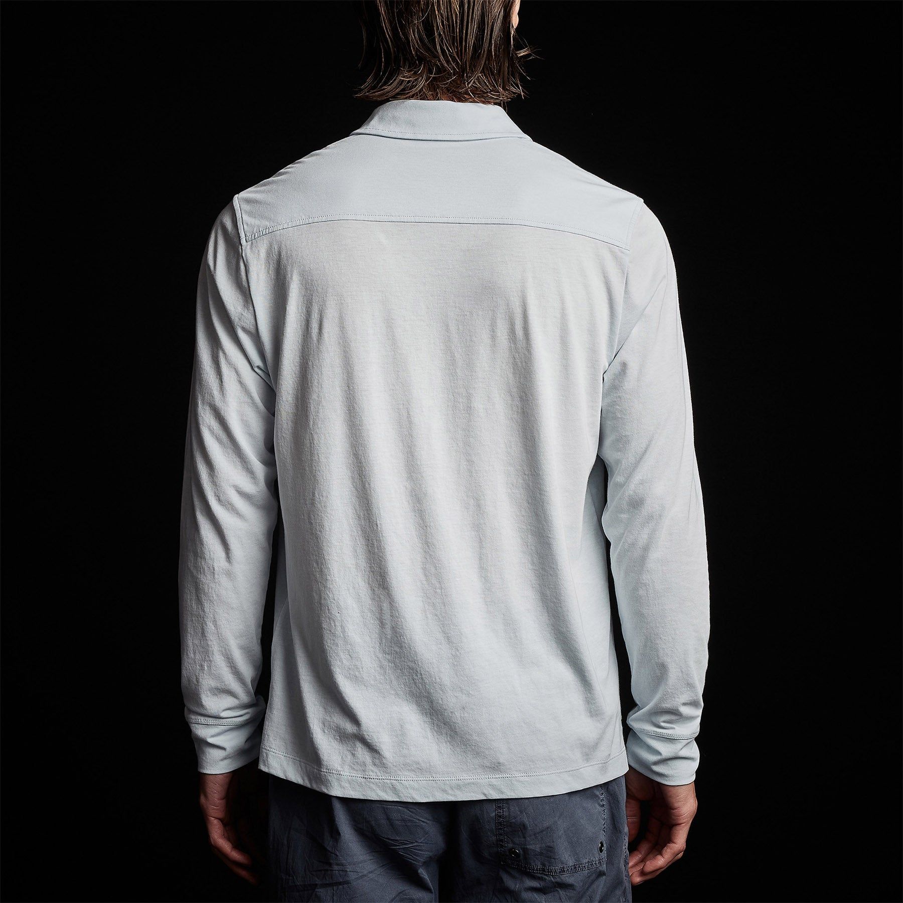 Clean Finish Jersey Shirt - Memory sold by James Perse product image thumbnail 4