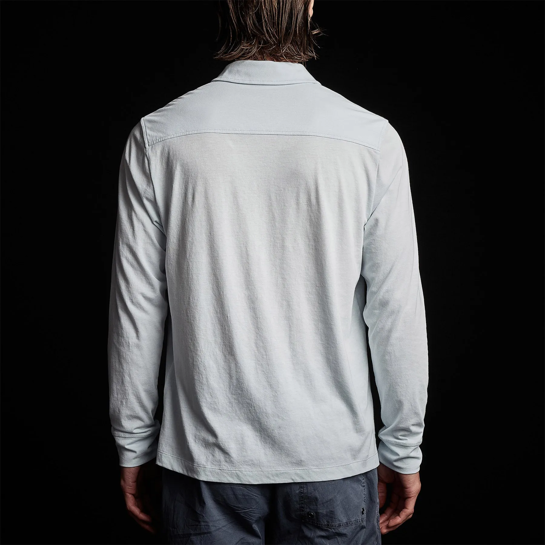 Clean Finish Jersey Shirt - Memory sold by James Perse product image thumbnail 4