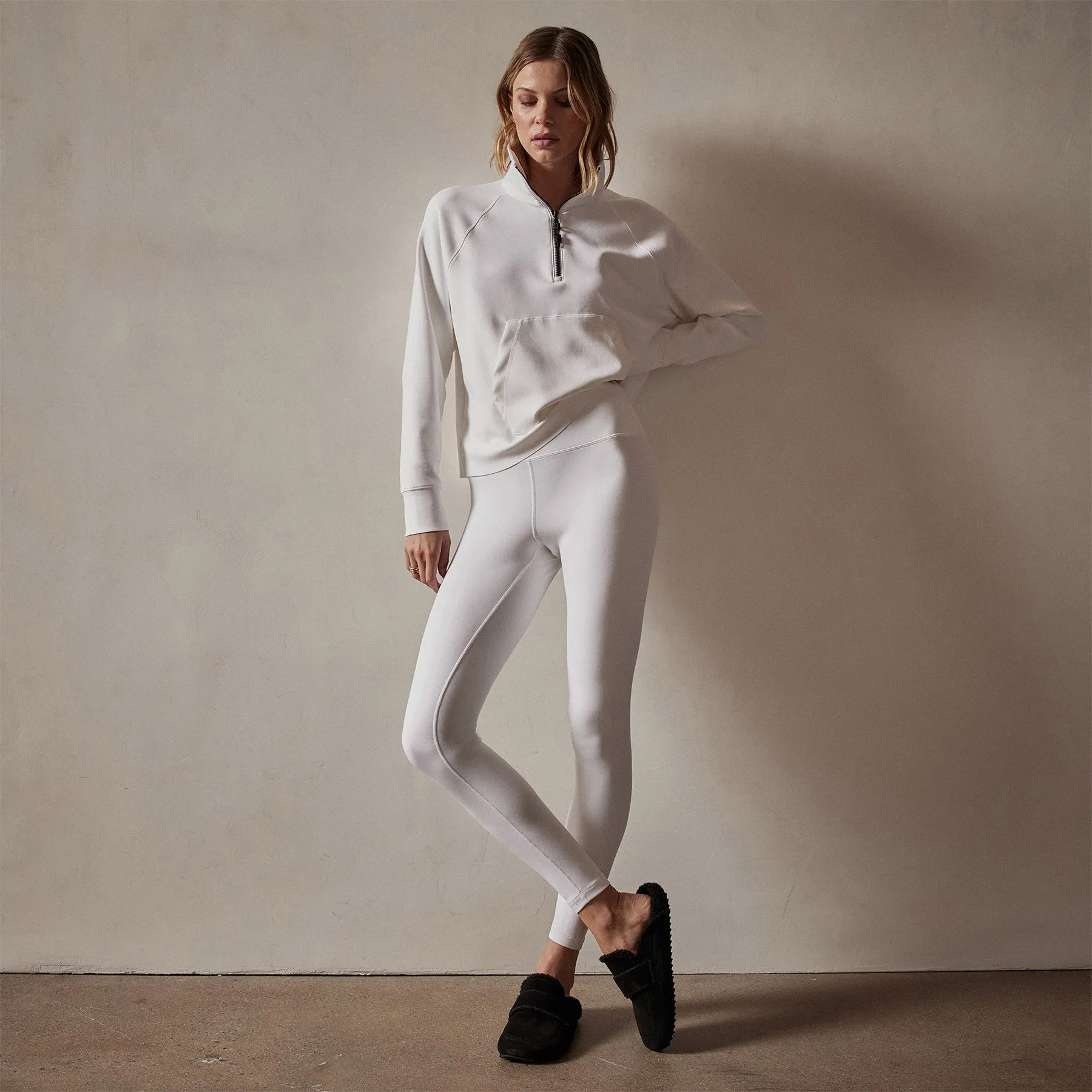 High Rise Leggings - White sold by James Perse product image thumbnail 2