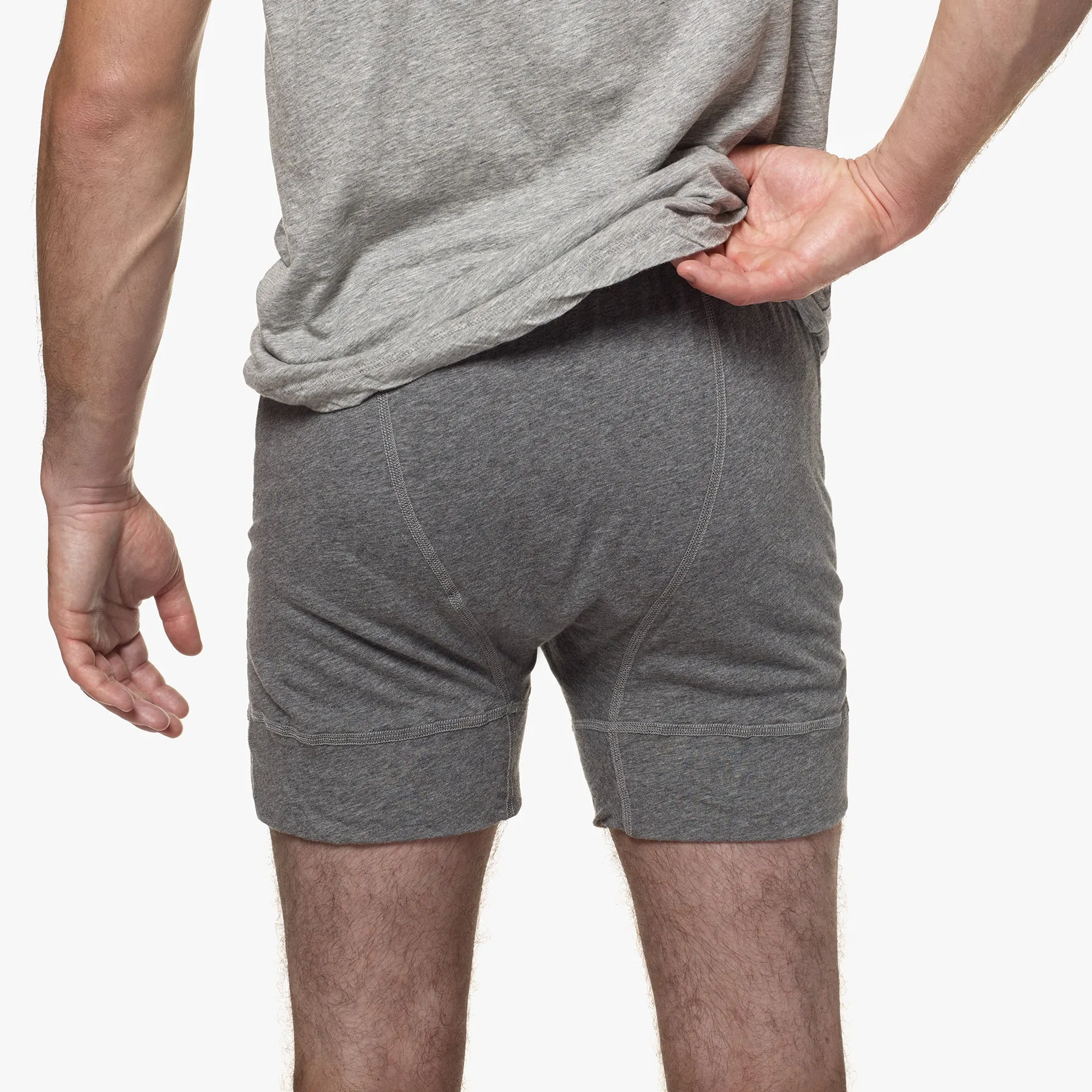 Boxer Short - Heather Charcoal sold by James Perse product image thumbnail 3