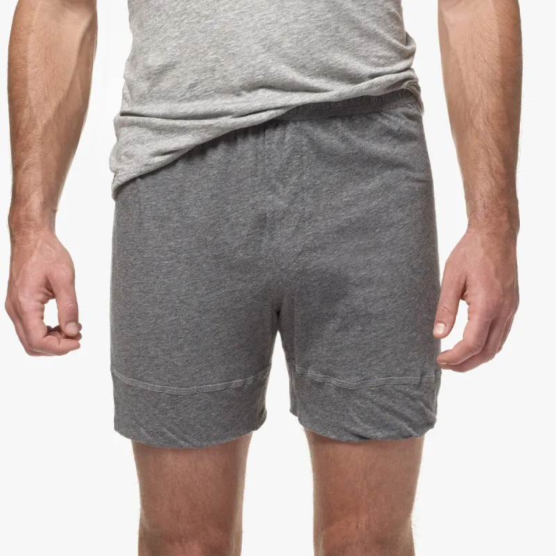Boxer Short - Heather Charcoal made by James Perse