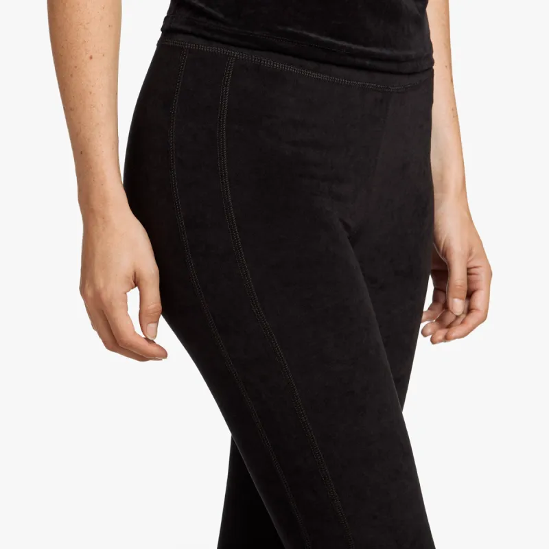 Velvet Midrise Legging - Black sold by James Perse