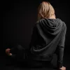 Vintage French Terry Zip Up Hoodie - Magma Pigment sold by James Perse