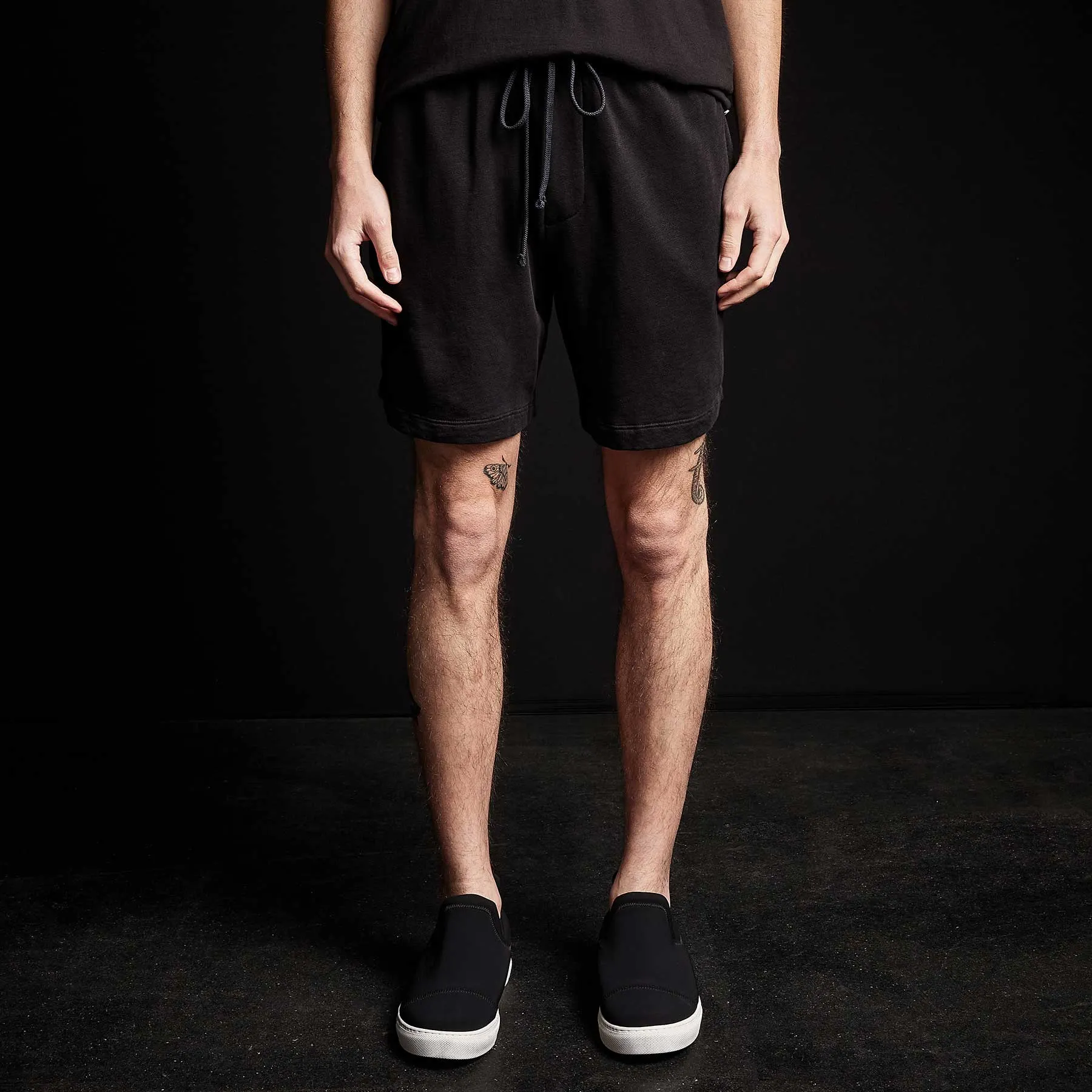 French Terry Sweat Short - Black sold by James Perse product image thumbnail 3