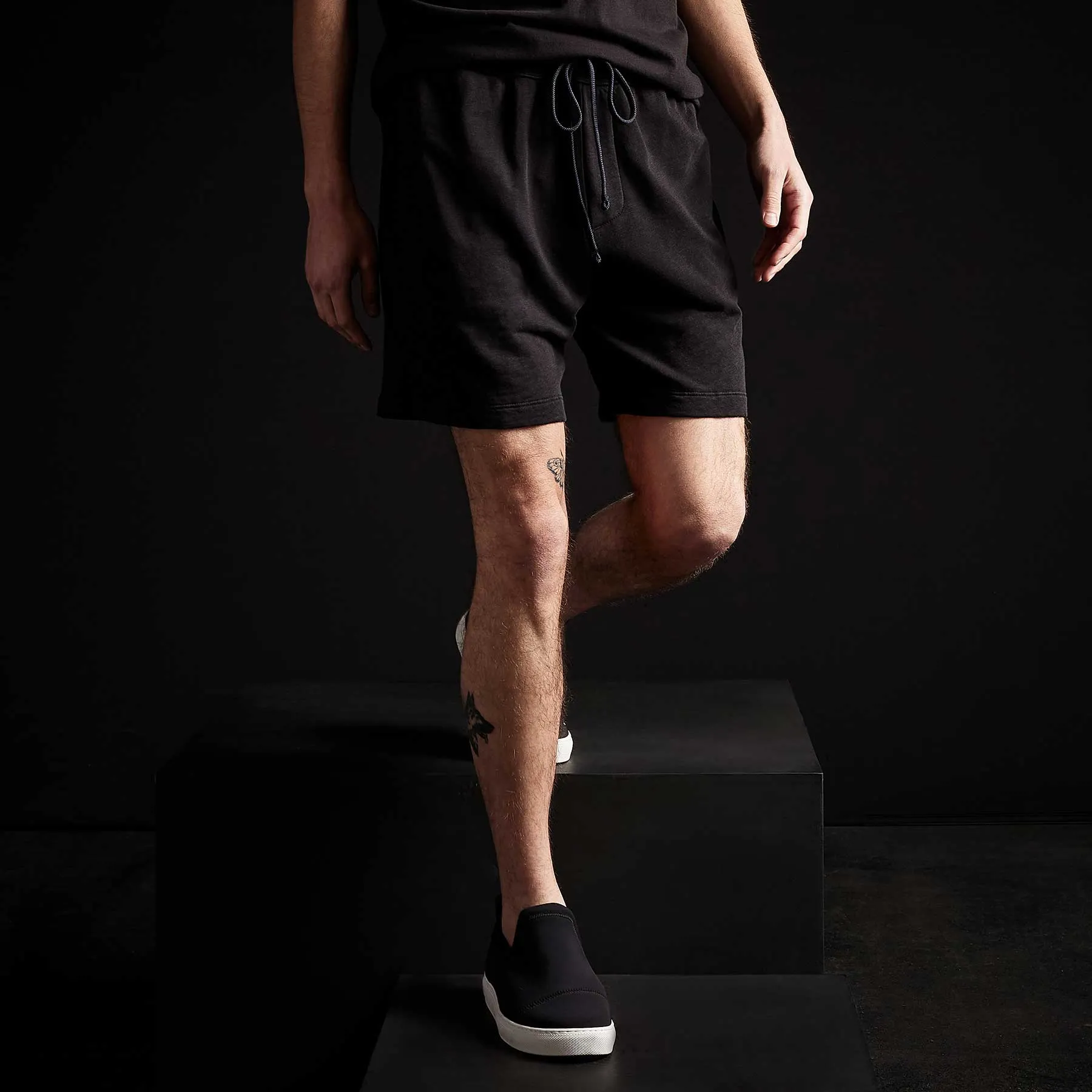 French Terry Sweat Short - Black sold by James Perse