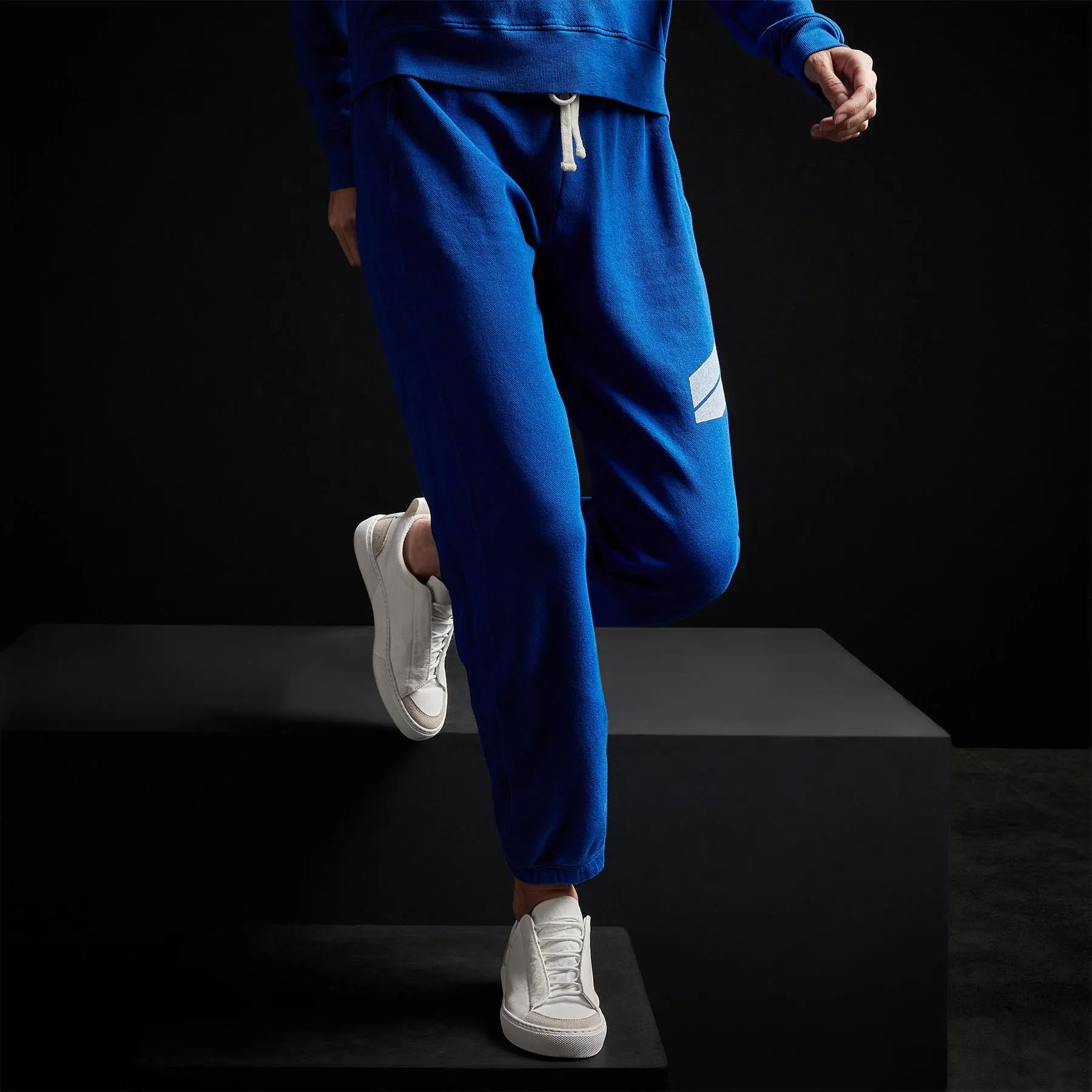 French Terry Sweatpant - Royal Blue/White sold by James Perse product image thumbnail 2