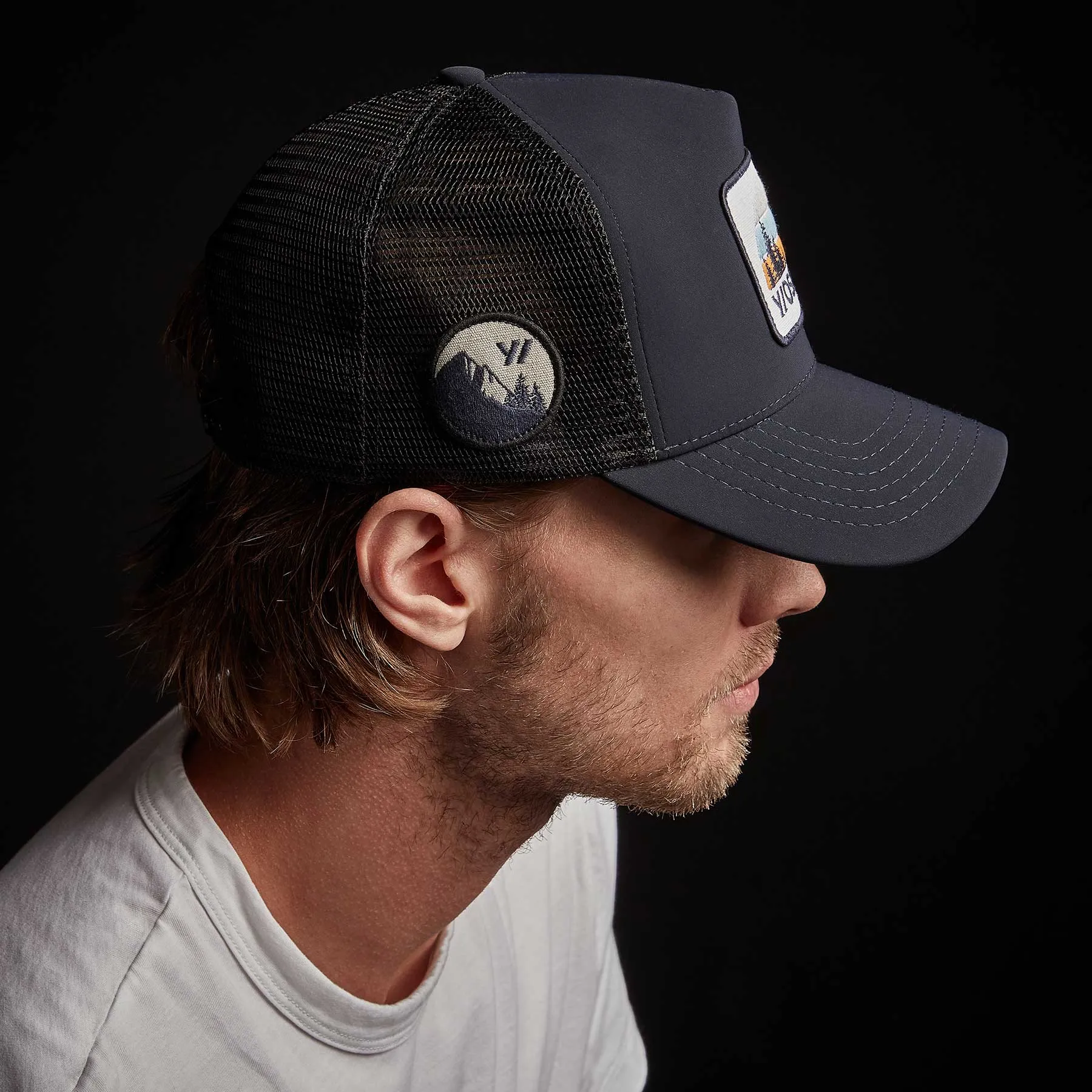Y/OSEMITE Patch Trucker Hat - Navy sold by James Perse product image thumbnail 2