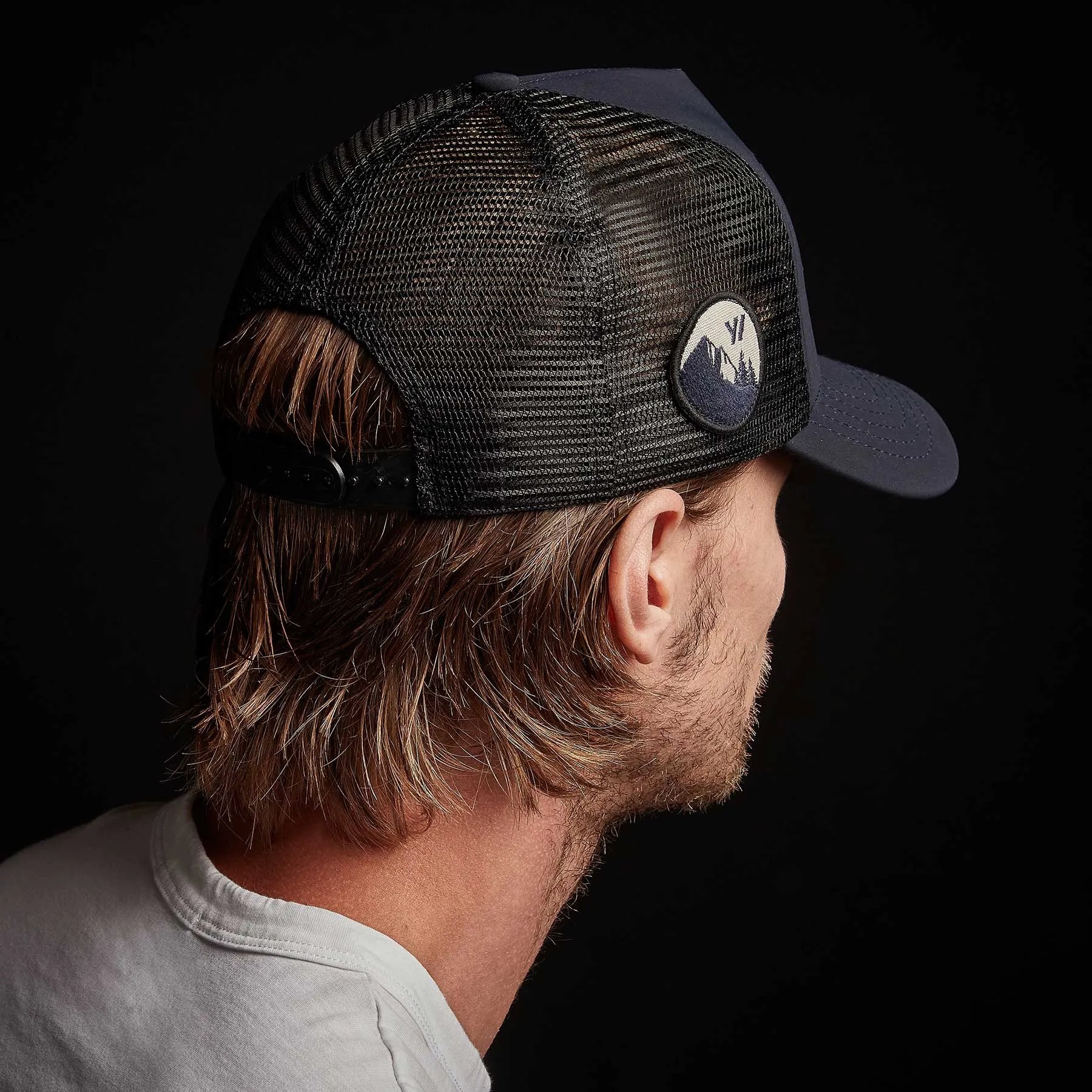 Y/OSEMITE Patch Trucker Hat - Navy sold by James Perse product image thumbnail 3