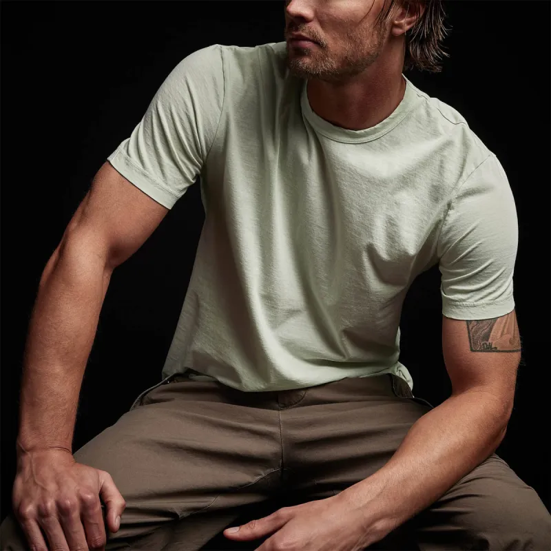 Short Sleeve Crew Neck - Ice Mint Pigment sold by James Perse