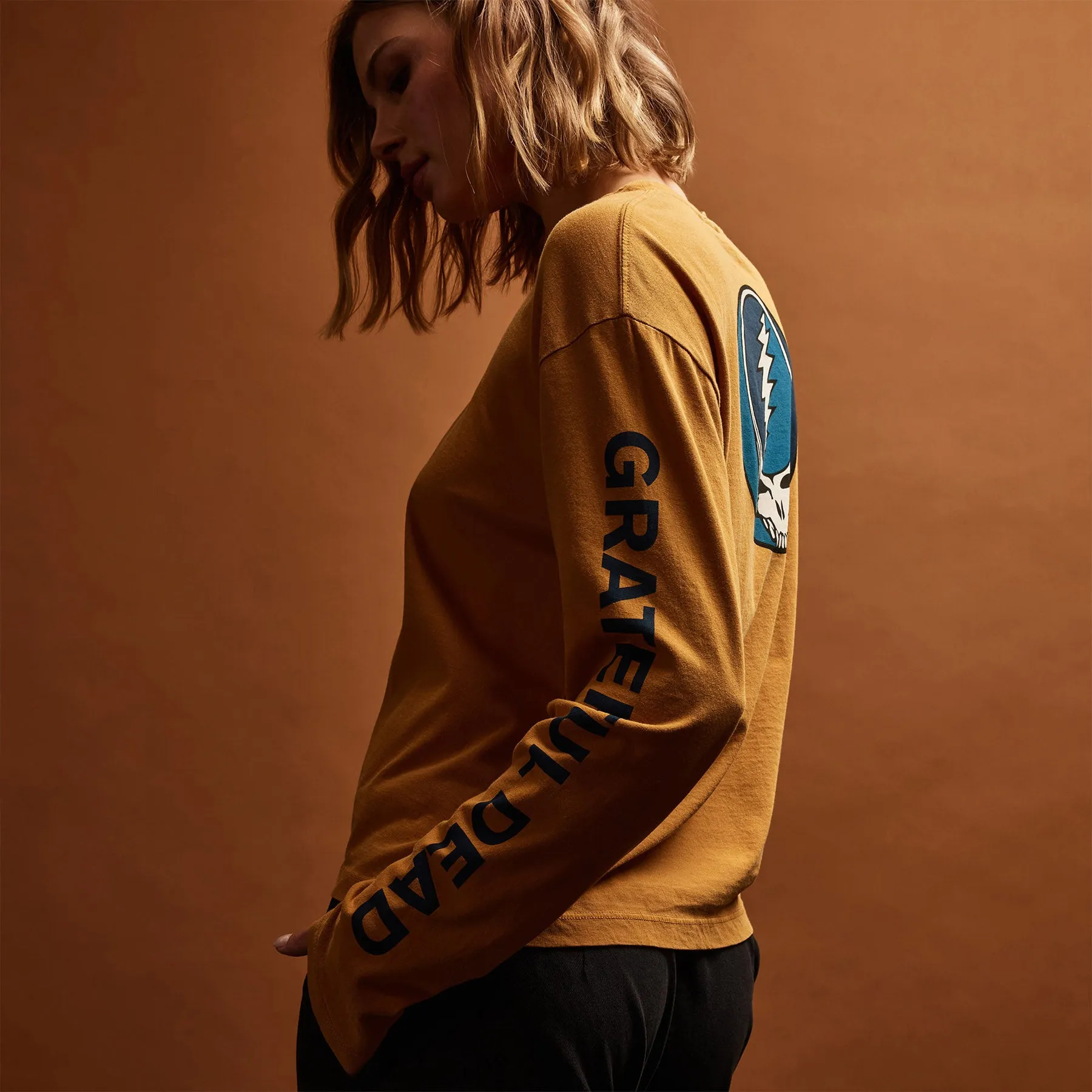 Grateful Dead Long Sleeve - Comet Pigment/Navy sold by James Perse product image thumbnail 4