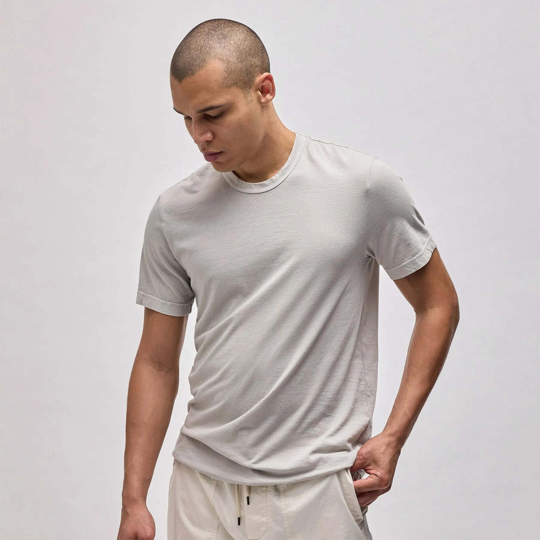 Short Sleeve Crew Neck - Salt Pigment sold by James Perse product image thumbnail 2