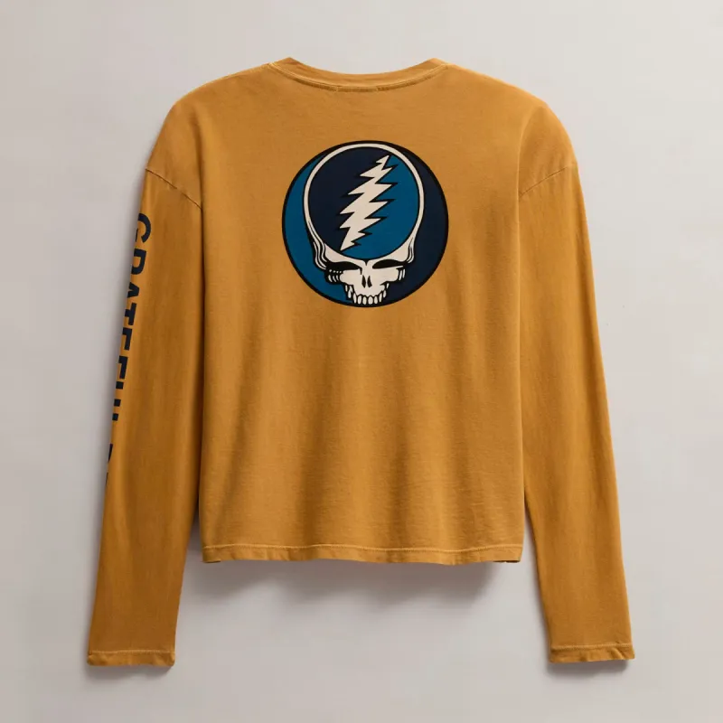 Women's Grateful Dead Long Sleeve - Comet Pigment/Navy sold by James Perse