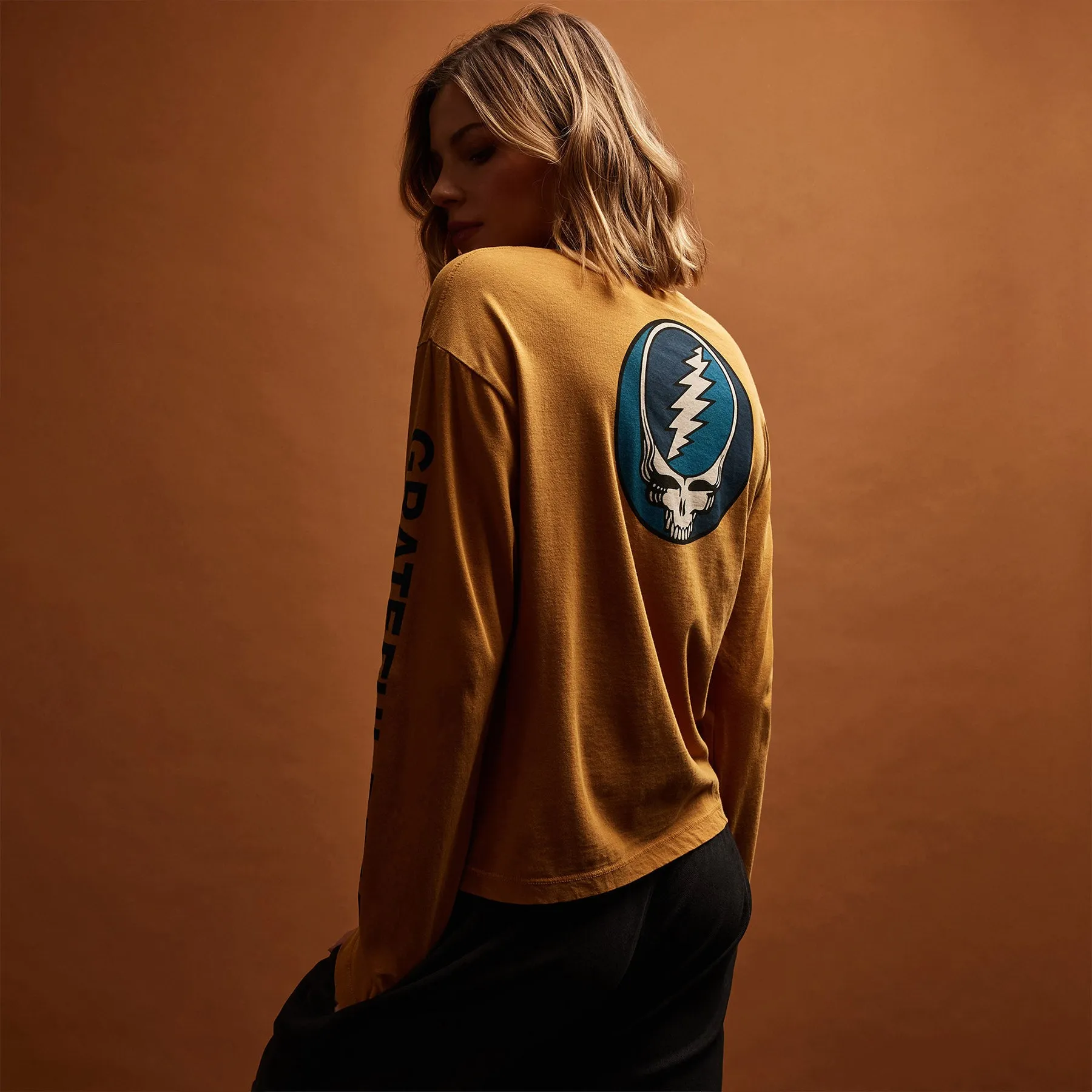 Grateful Dead Long Sleeve - Comet Pigment/Navy sold by James Perse product image thumbnail 3