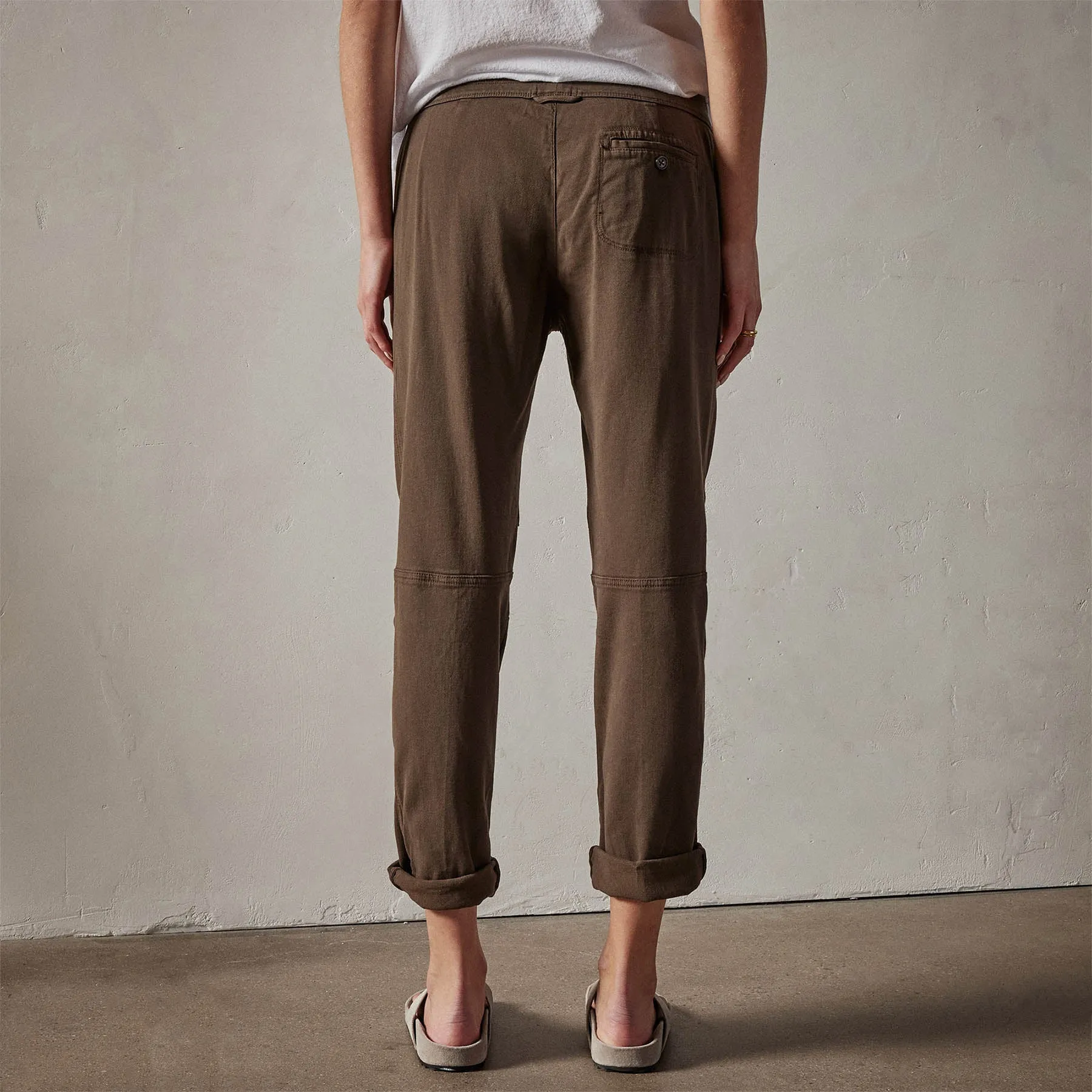 Soft Drape Pant - Smoky Green Pigment sold by James Perse product image thumbnail 5