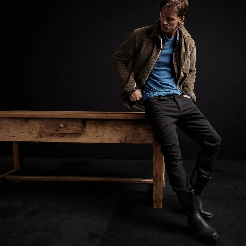 Stretch Cotton Jean - Black sold by James Perse