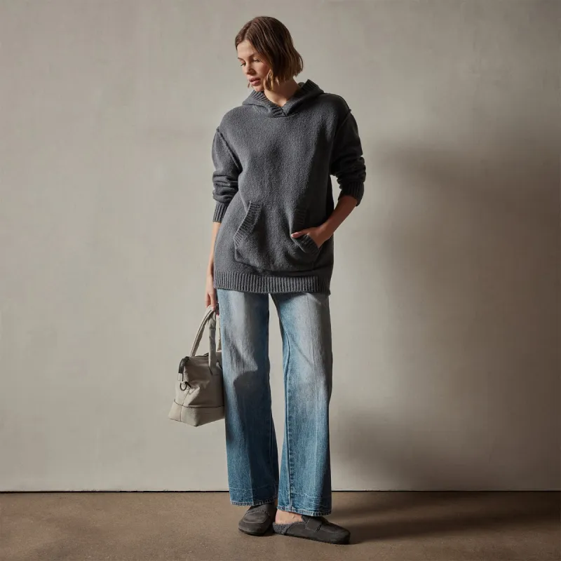 Cotton Cashmere Oversize Hoodie - Flint sold by James Perse