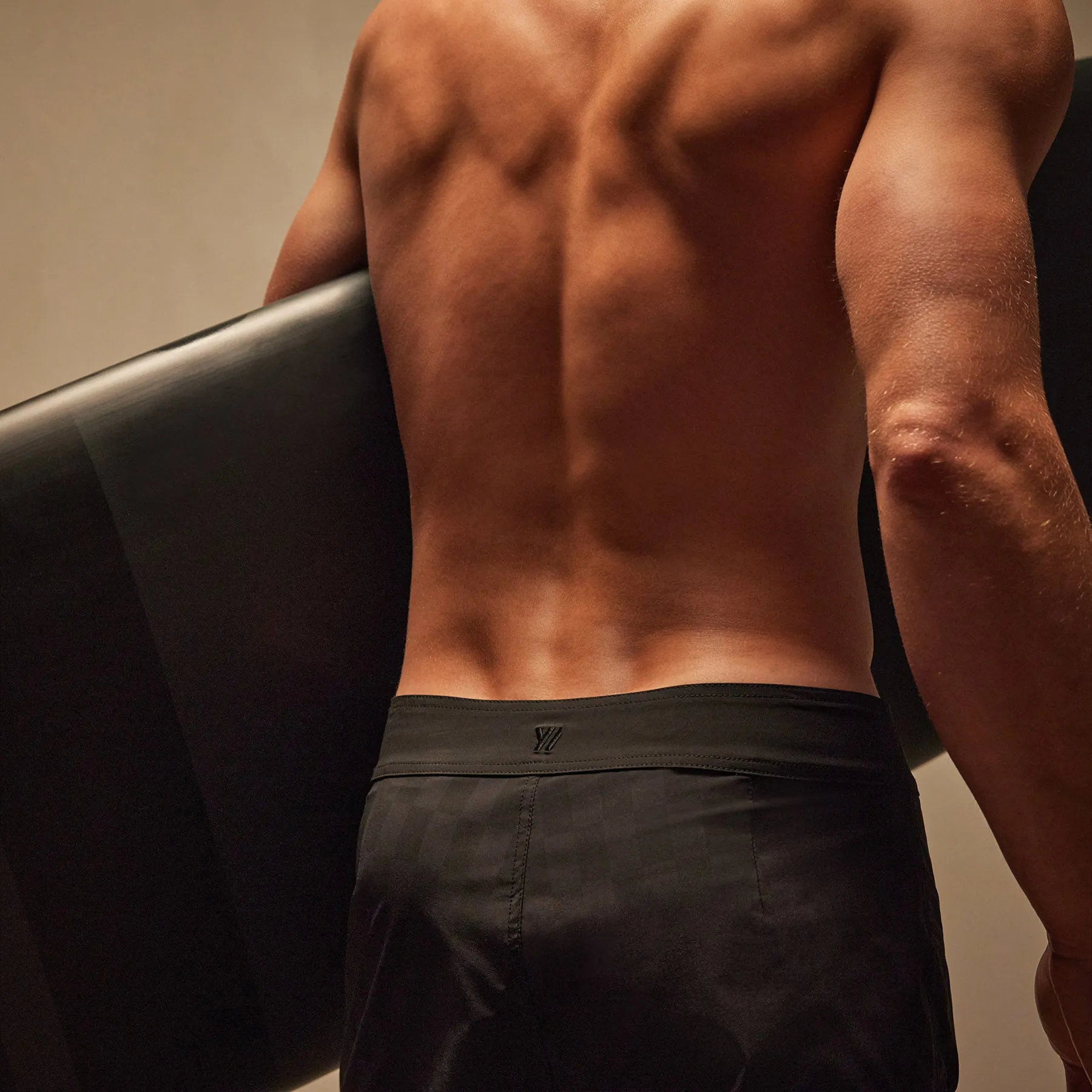 Checkered Boardshort - Black/Black sold by James Perse product image thumbnail 2