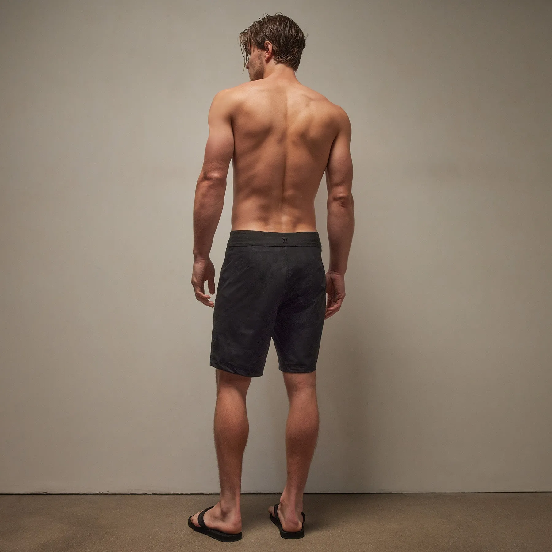 Checkered Boardshort - Black/Black sold by James Perse product image thumbnail 4