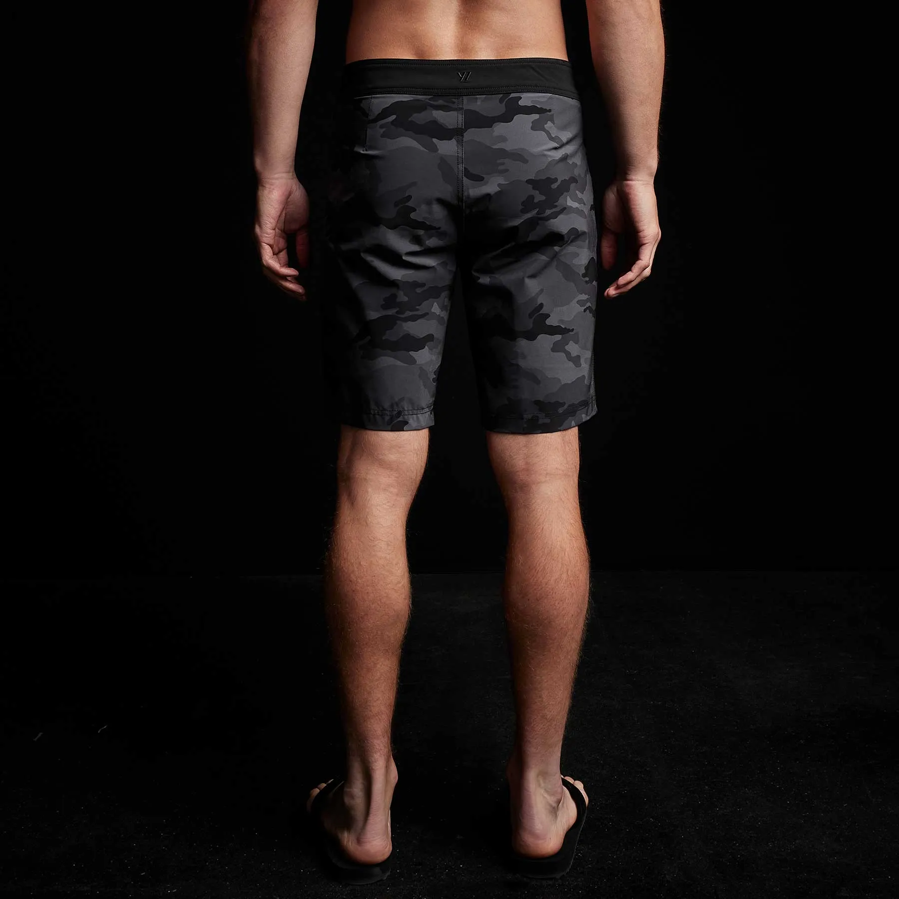 Camo Zip Pocket Boardshort - Black Sea Camo/Black sold by James Perse product image thumbnail 4